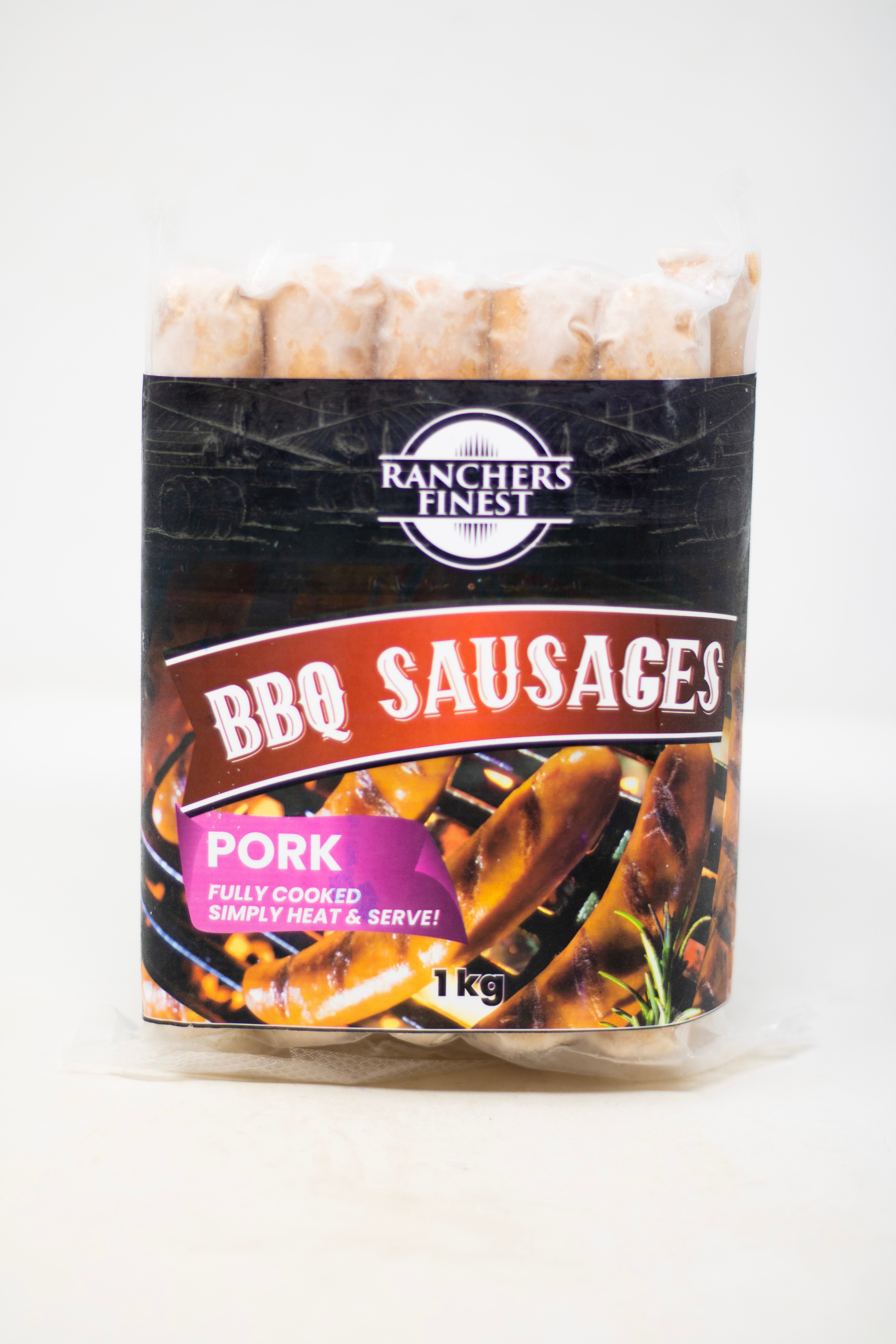 Ranchers Finest Pork BBQ Sausages 1kg