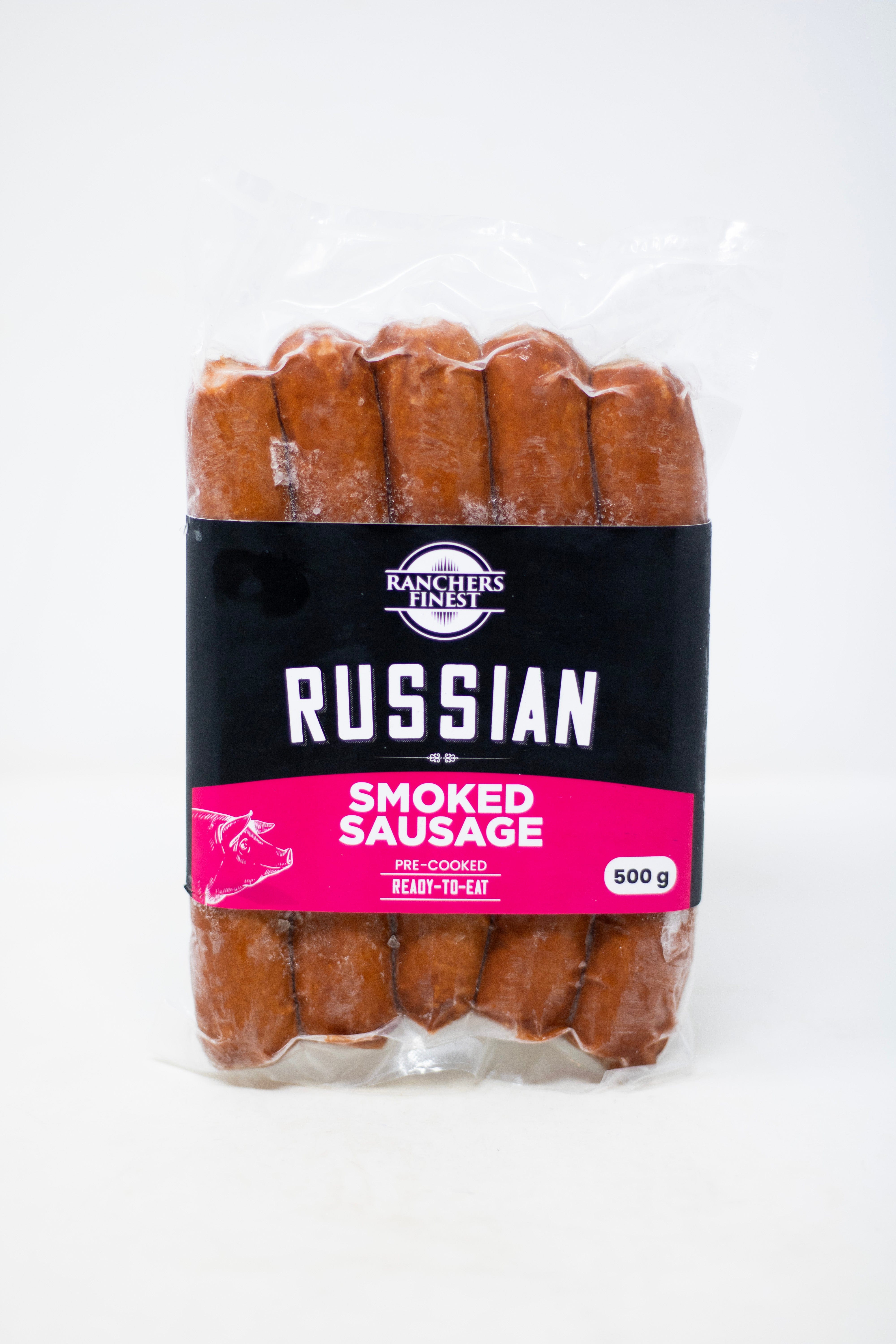 Ranchers Finest Smoked Russian sausage 500g