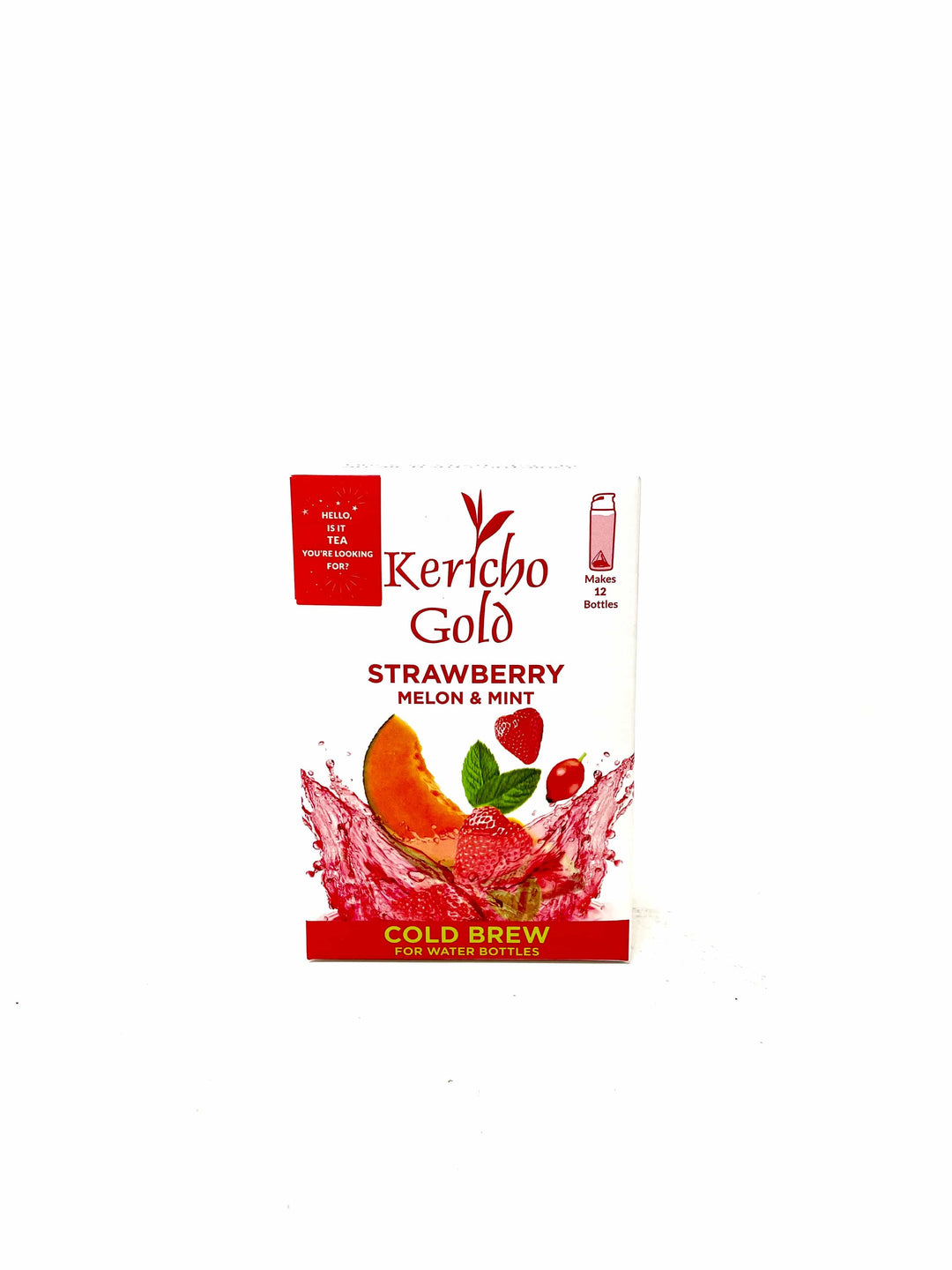 Kericho Gold Strawberry Melon Mint  Cold Brew Tea Bags