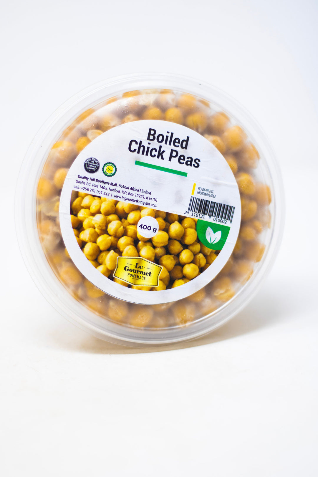 Boiled Frozen Chick  Peas 400g