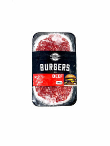 Ranchers Finest Beef Burger Patties 4 Pc Frozen