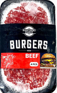 Ranchers Finest Beef Burger Patties 4 Pc Frozen