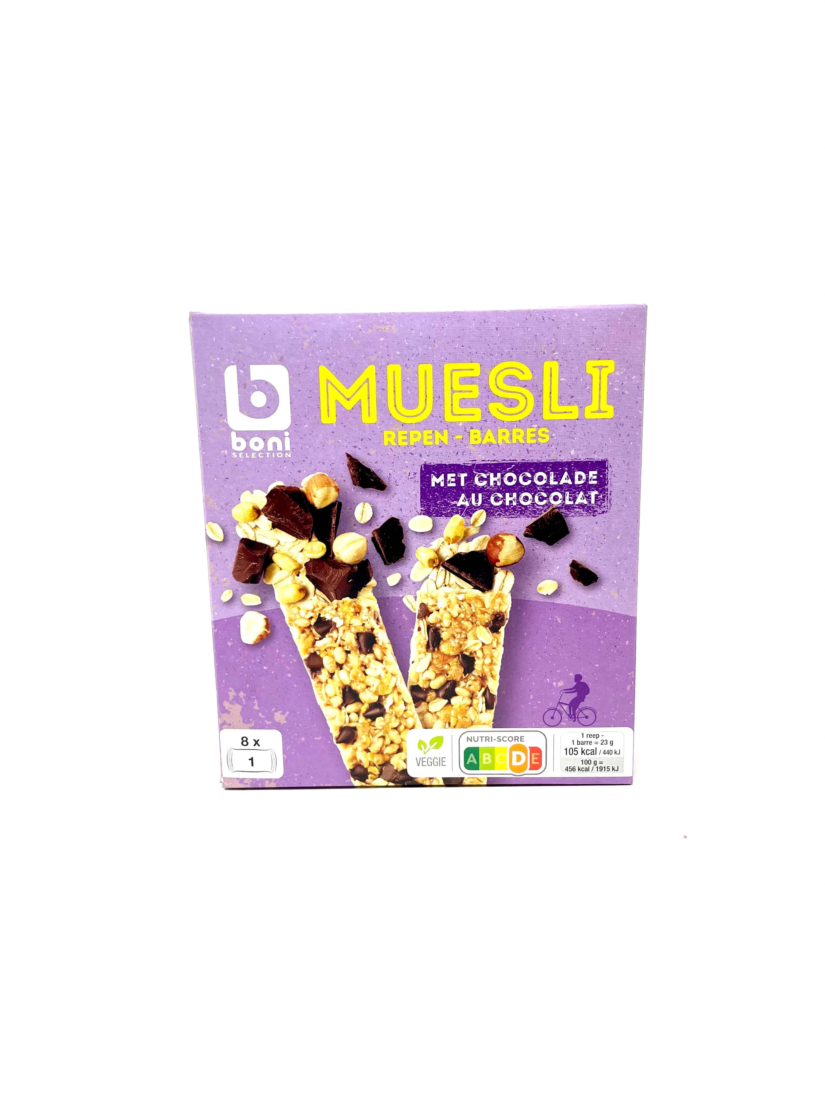 Boni Muesli Repen Bars- Chocolate 8x23g