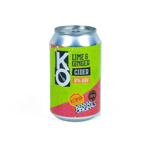 African Original Lime & Ginger Cider 330ml. 8%