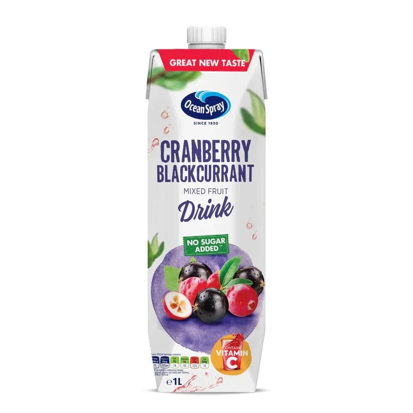 Ocean Spray Cranberry Black Currant 1ltr