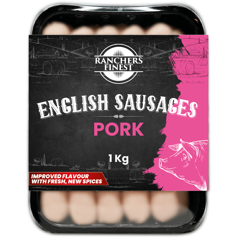 Ranchers Finest English Style Pork Sausages 1kg
