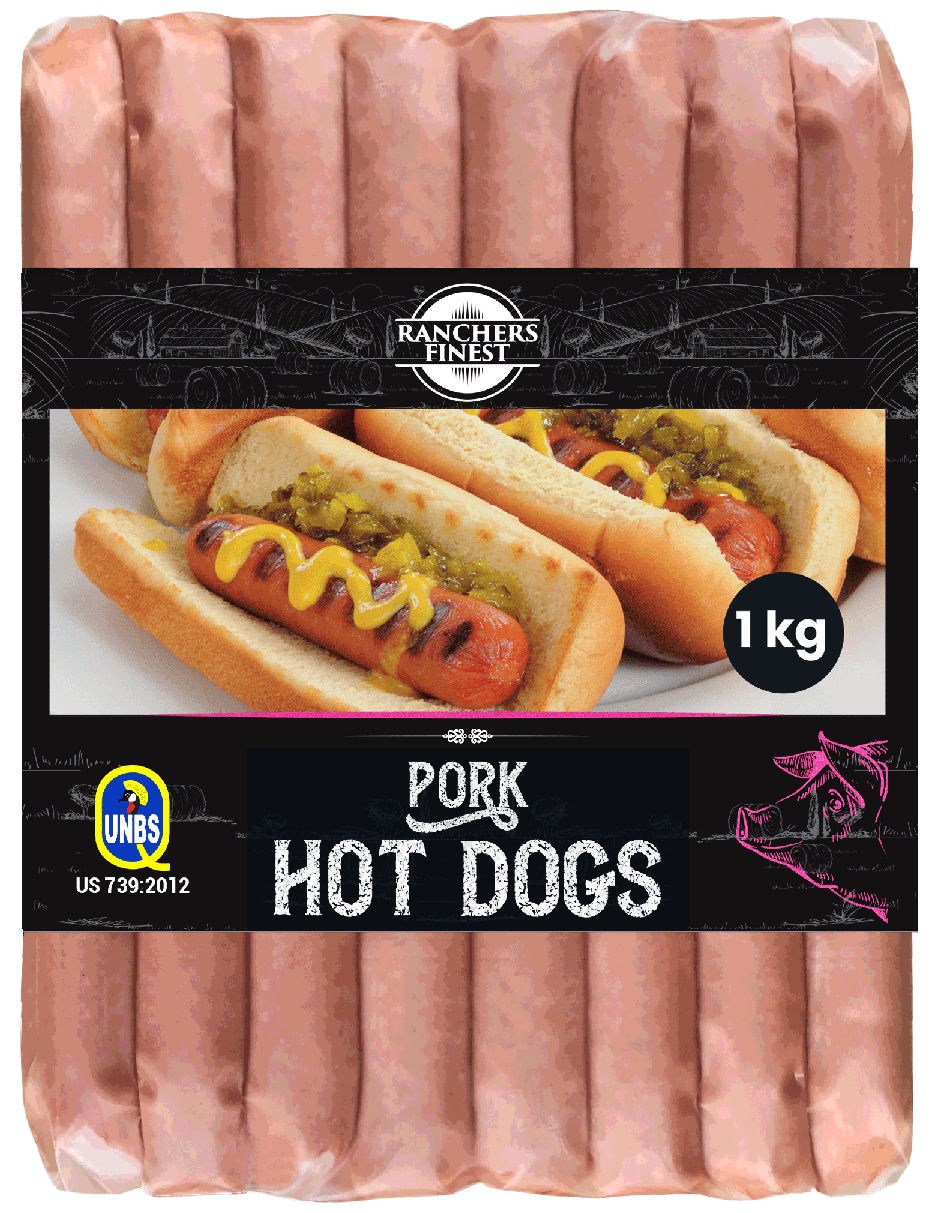Ranchers Finest Pork Hot Dogs 1kg