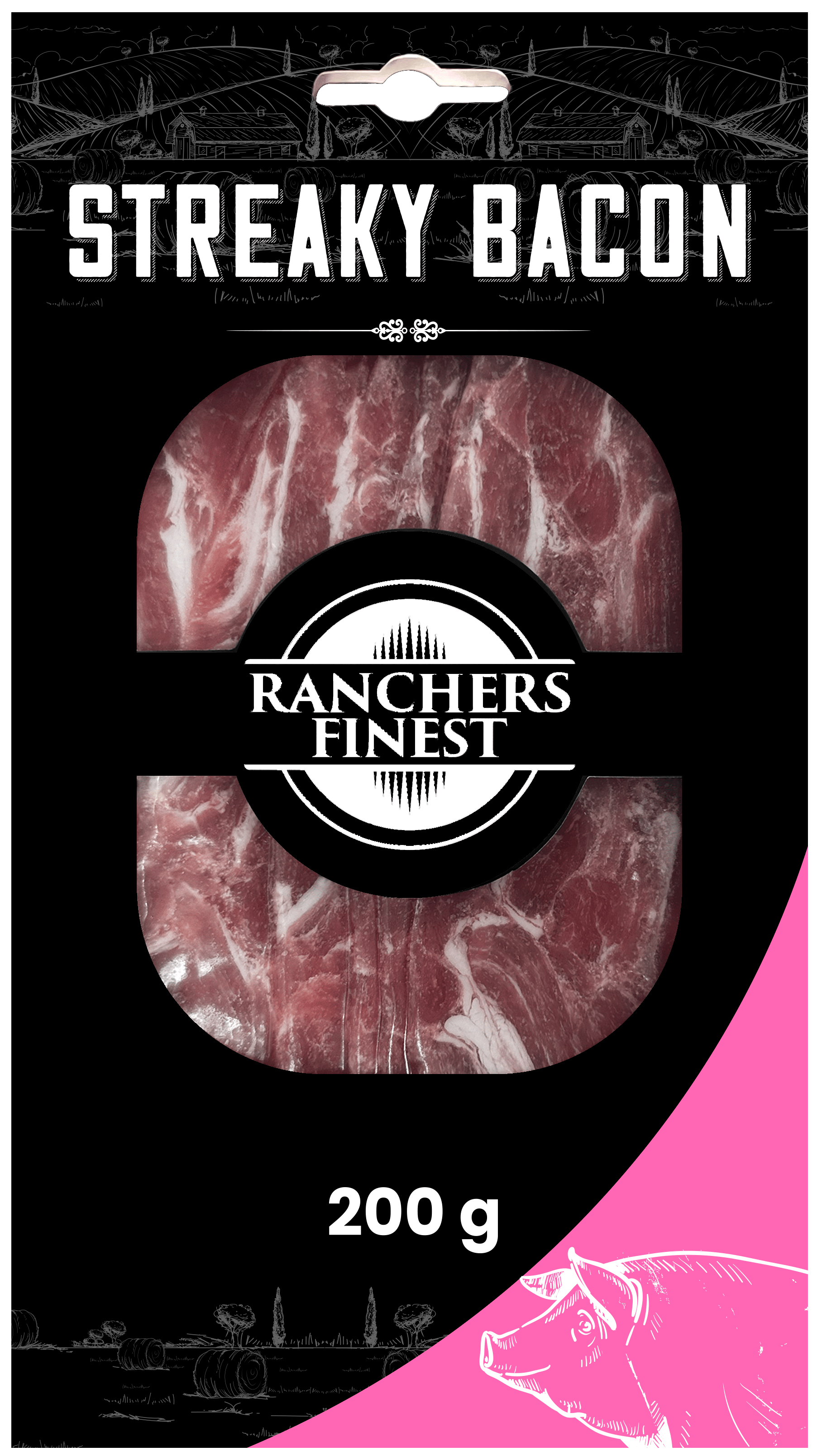 Ranchers Finest Streaky Bacon 200g