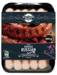Ranchers Finest Smoked Russian sausage 500g