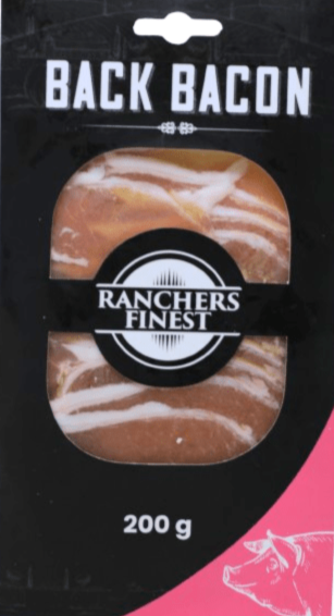 Ranchers Finest Back Bacon 200g