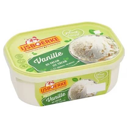 Ijsboerke Vanilla No Cream Vegan Ice Cream 1 LTR