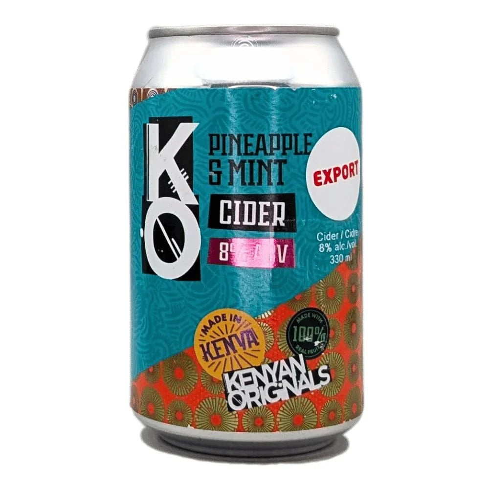 African Original Pineapple & Mint cider 330ml. 8%