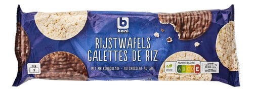 Boni Rice Wafers with Chocolate 150g