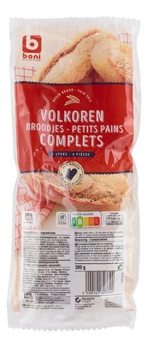 Boni Volkoren Brood (Petit Pains)300g