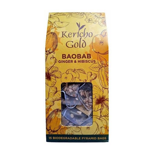 Kericho Gold Baobab Ginger & Hibiscus 15bags