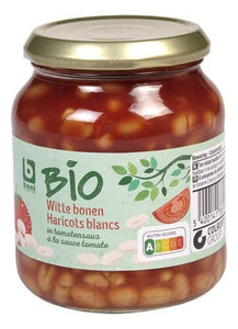 Boni Bio White Beans in tomato sauce 360g