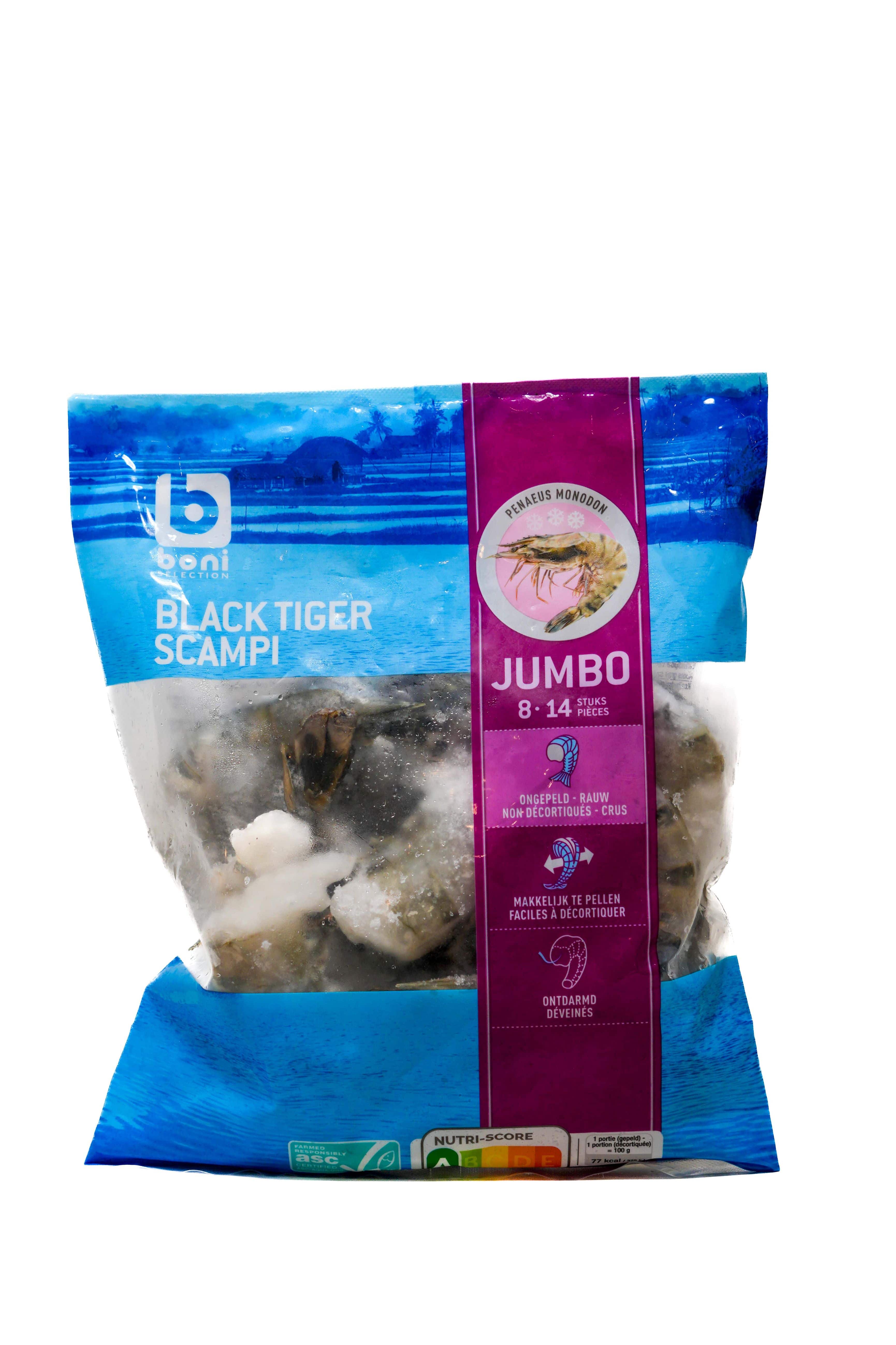 Boni Black Tiger Scampi Jumbo 500g
