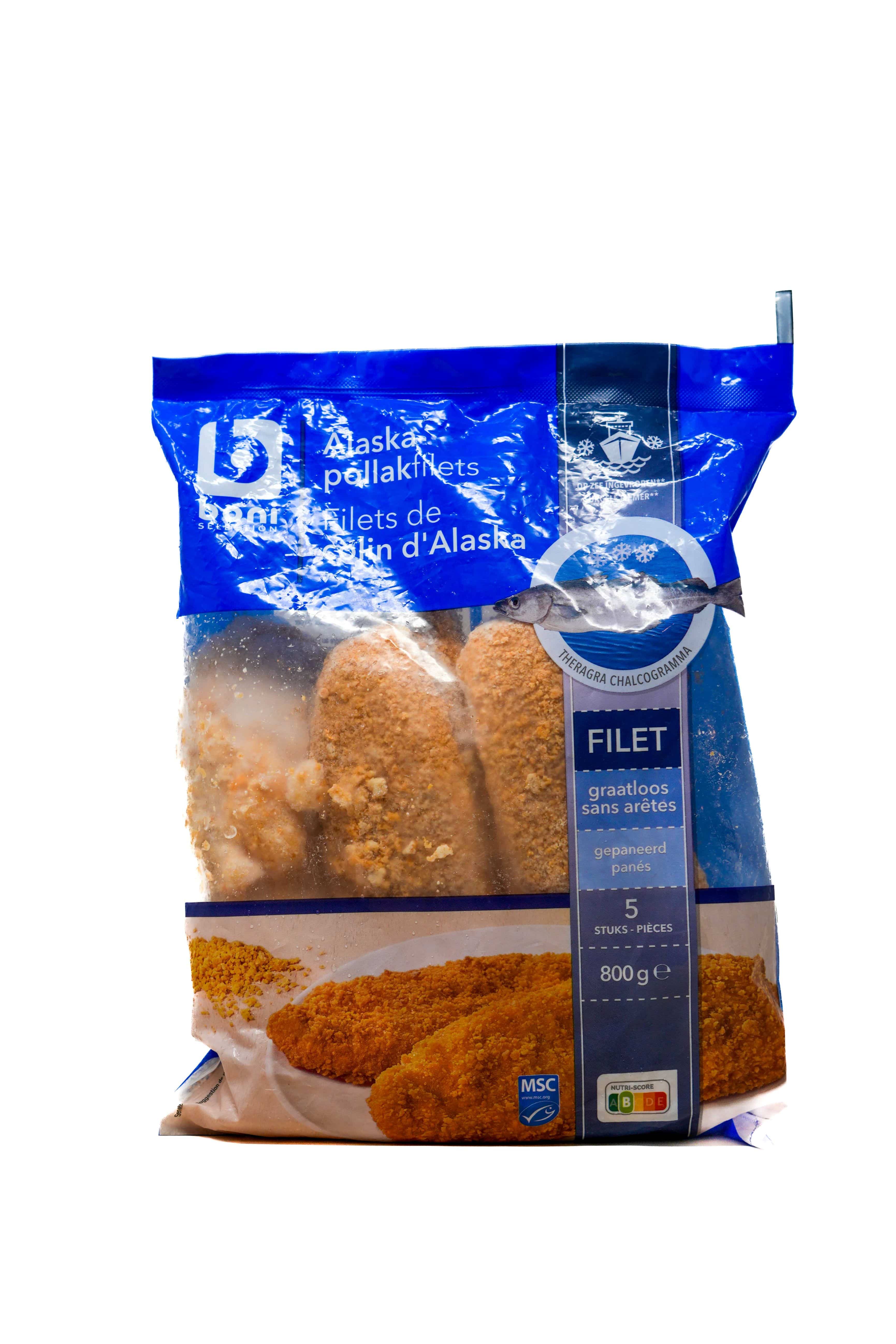 Boni Alaska Pollak Fillets 5 pieces 800g