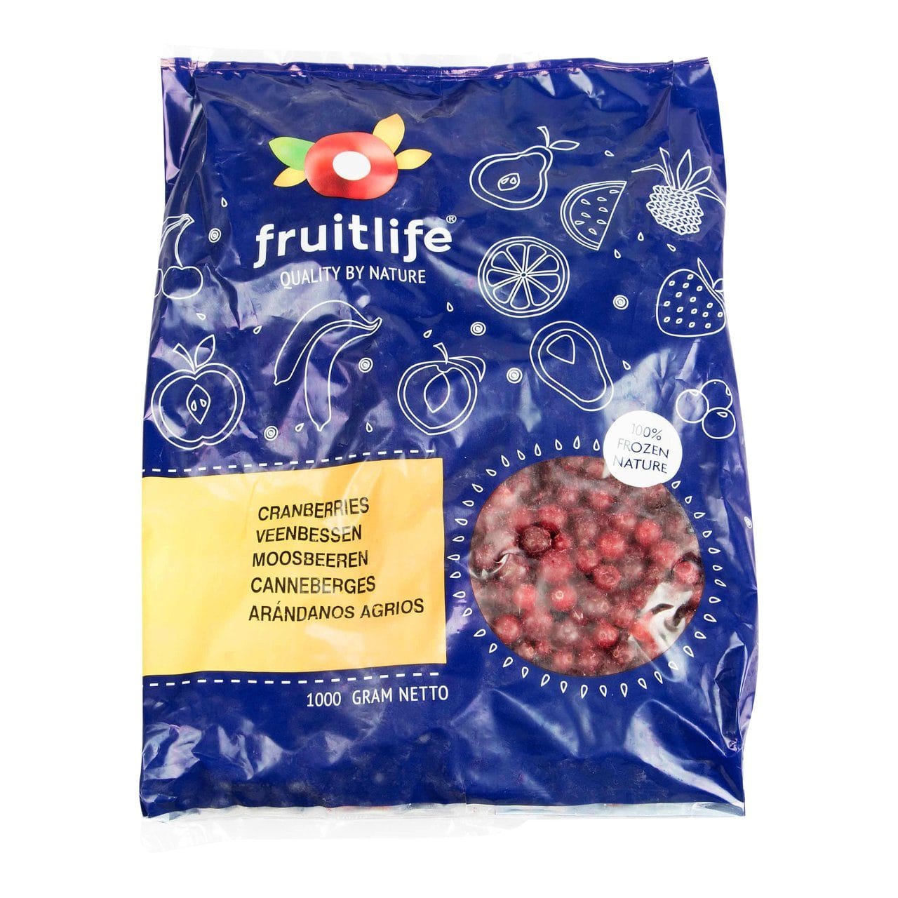 Fruitlife Frozen Cranberries 1kg