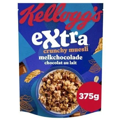 Kelloggs Muesli Extra Milk Chocolate 375g