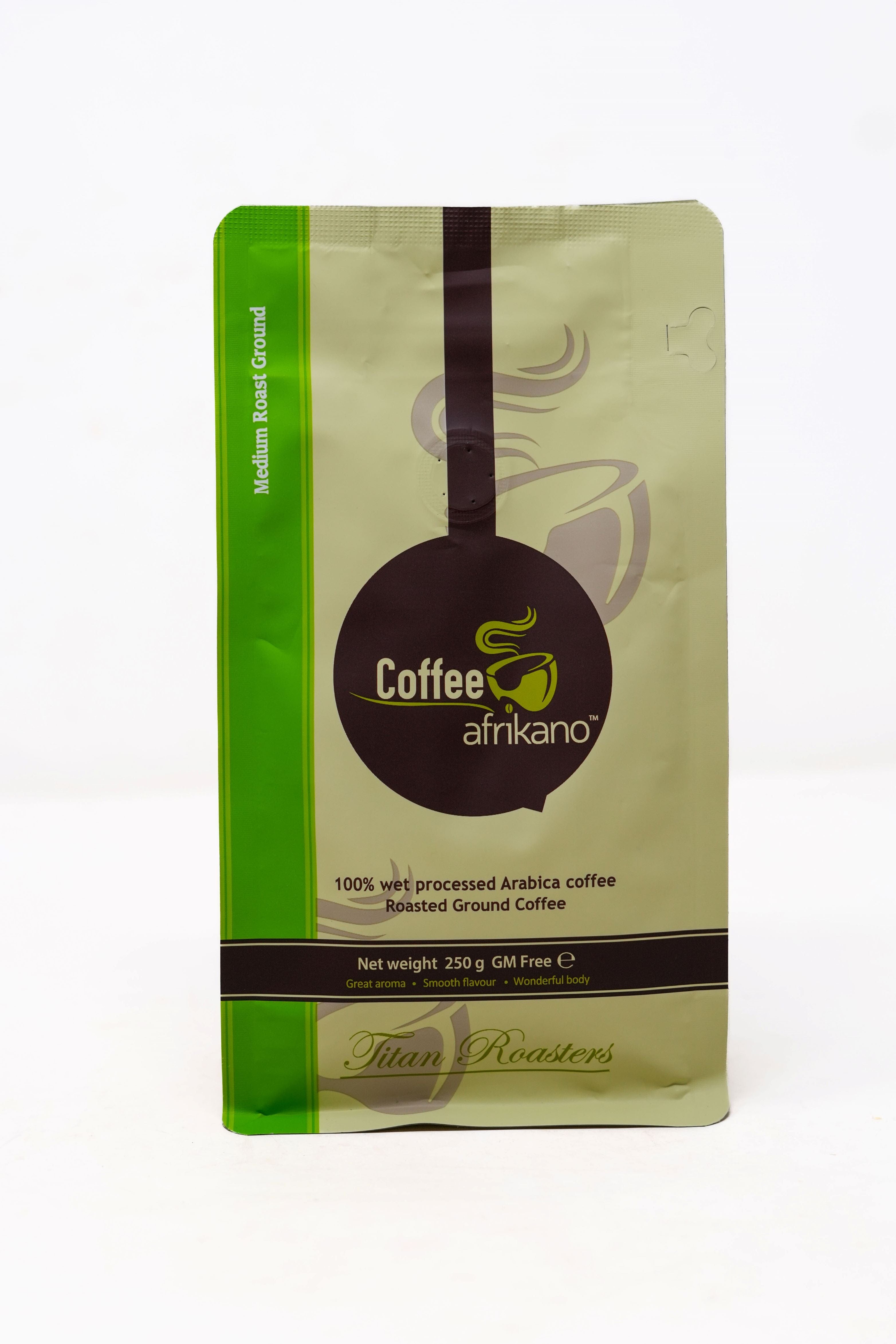 Afrikano Medium Roast Beans 500g