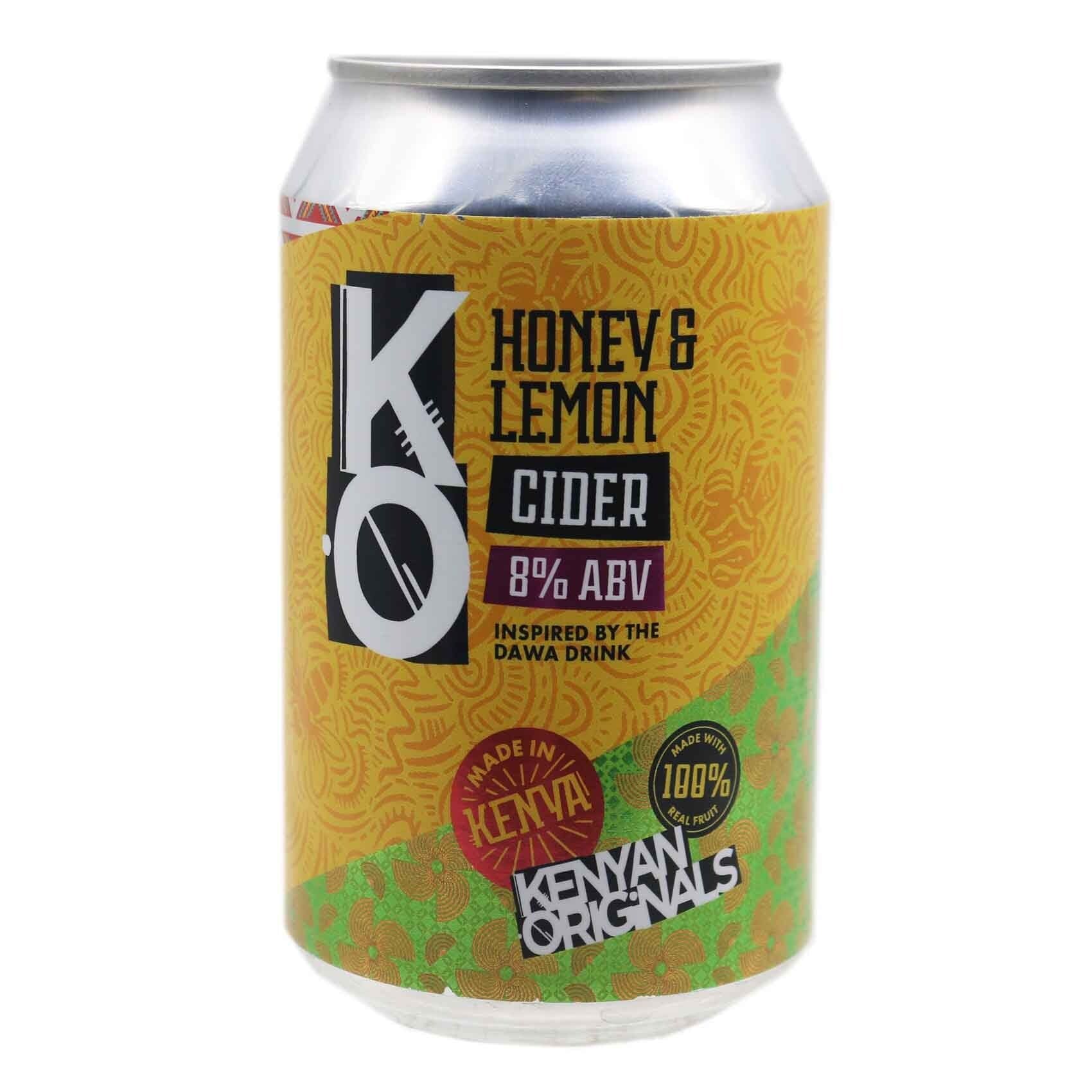 African Original Honey & lemon Cider 330ml. 8%