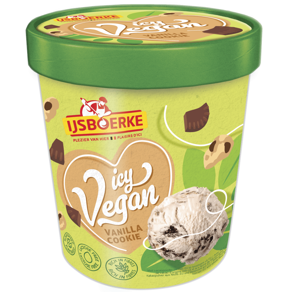 IJSBOERKE ICY VEGAN  VANILLA COOKIE 460ml