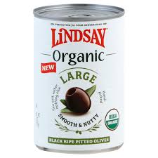 Lindsay Black Pitted Olives 170g