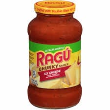 Ragu Chunky Six Cheese Sauce 680g