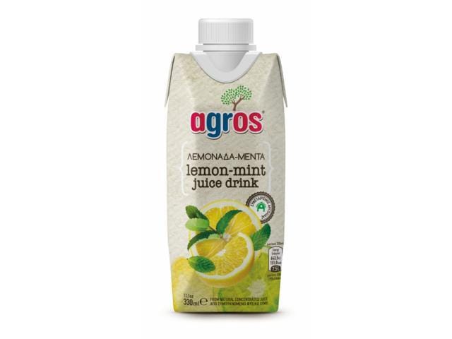 Agros Lemon&Mint Juice 330ml