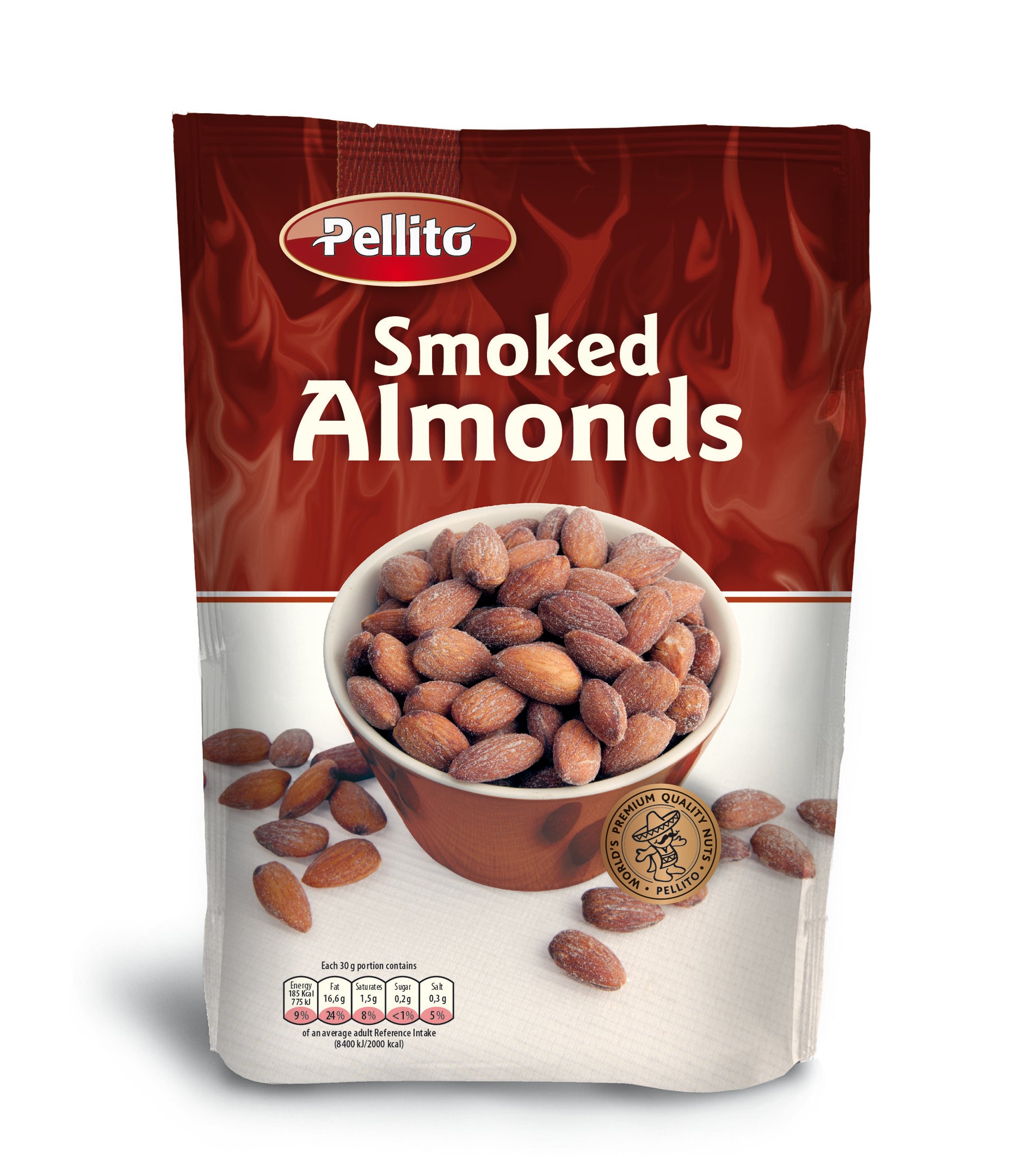 PELLITO SMOKED ALMONDS 140g