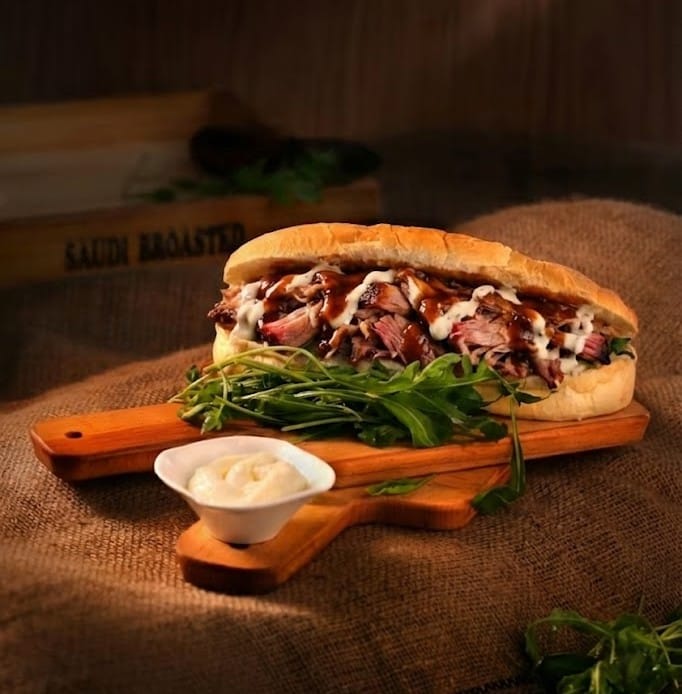 Roasted pork sandwich