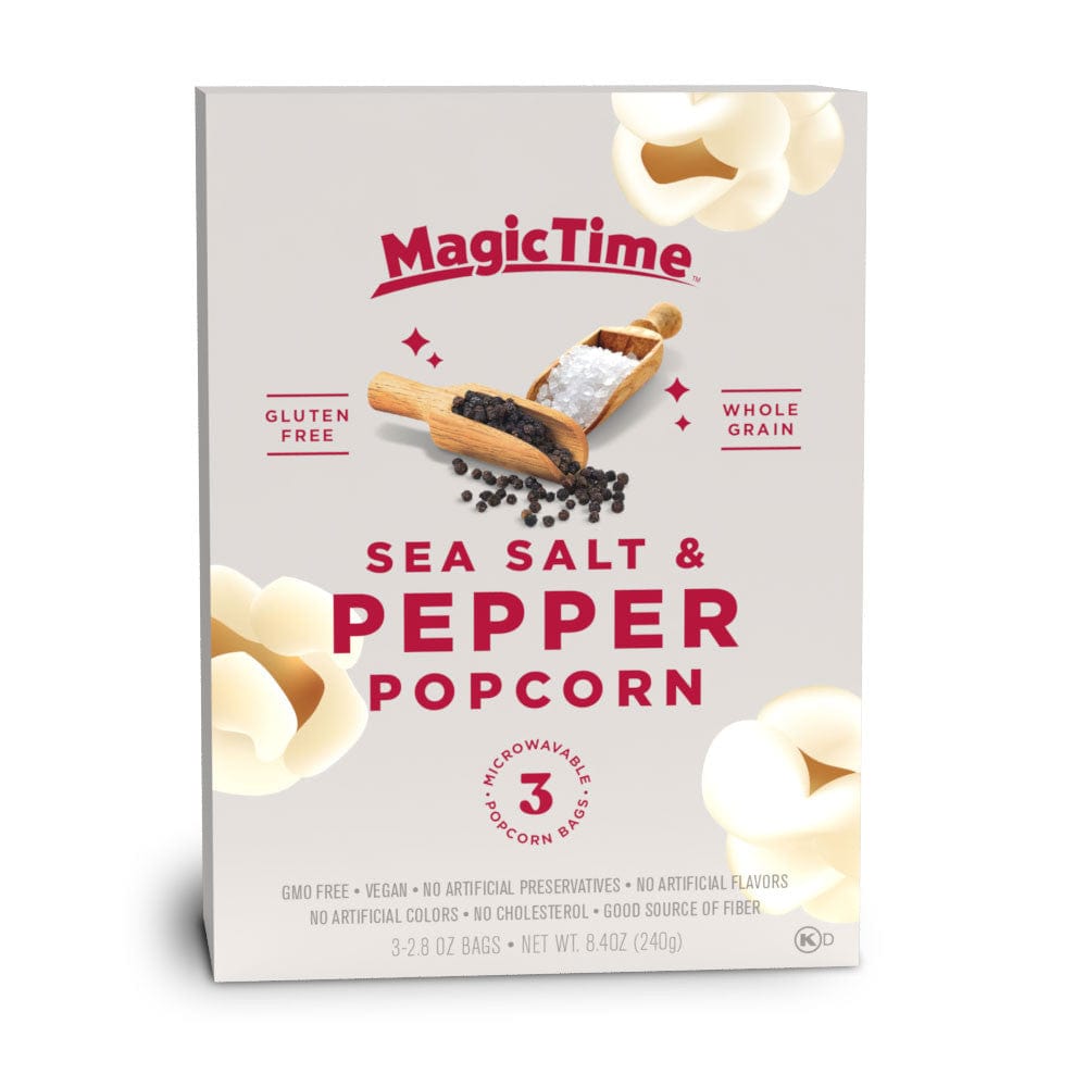 Magic Time Sea Salt & Pepper Popcorn 240g