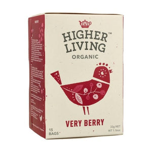 Higher Living Organic Very Berry Teabags 33g -15bags