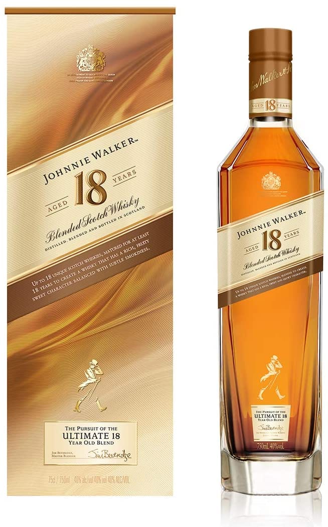 Johnnie Walker 18Yr 40% Blended Scotch whisky - 750ml