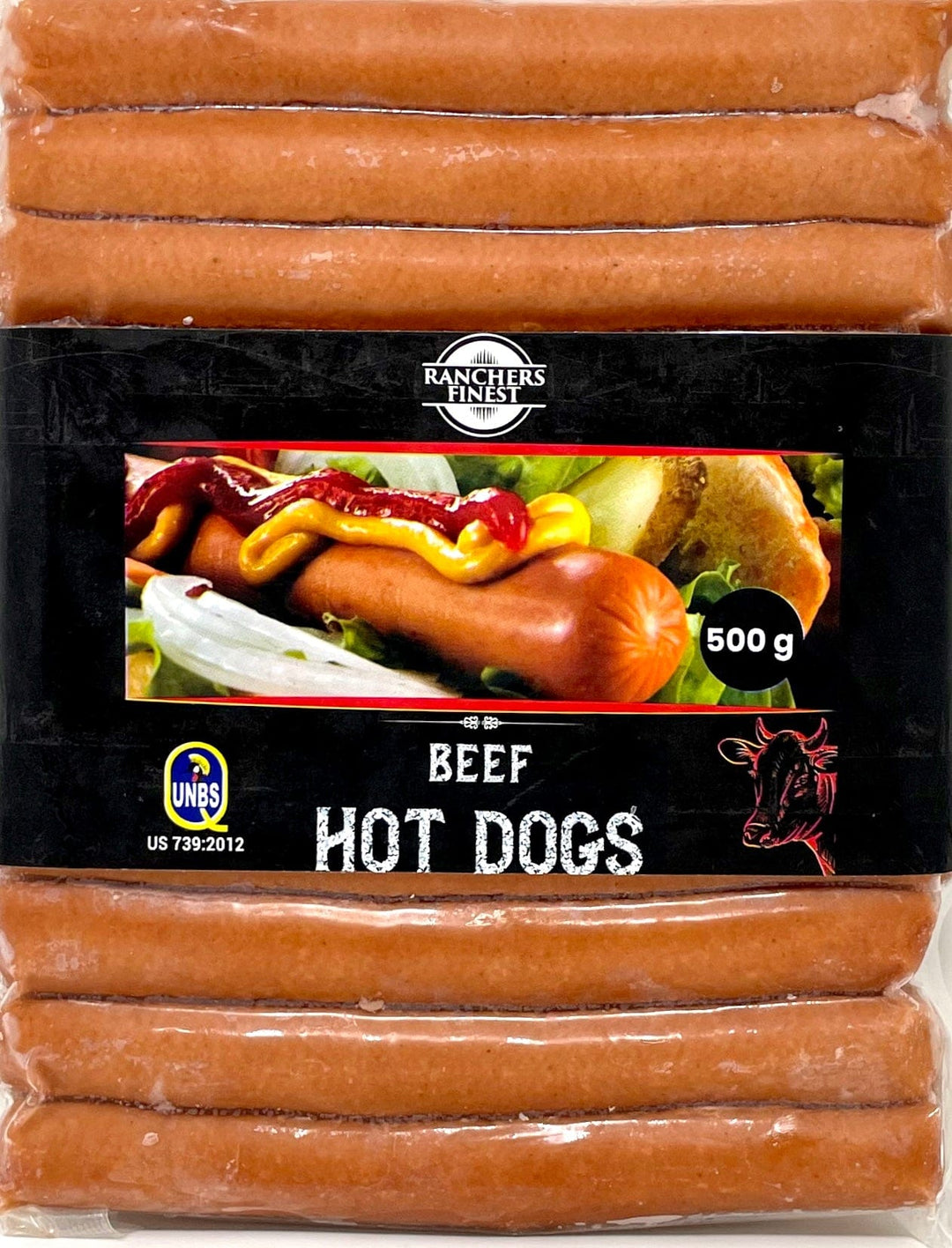 Ranchers Finest Beef Hot Dogs 500g