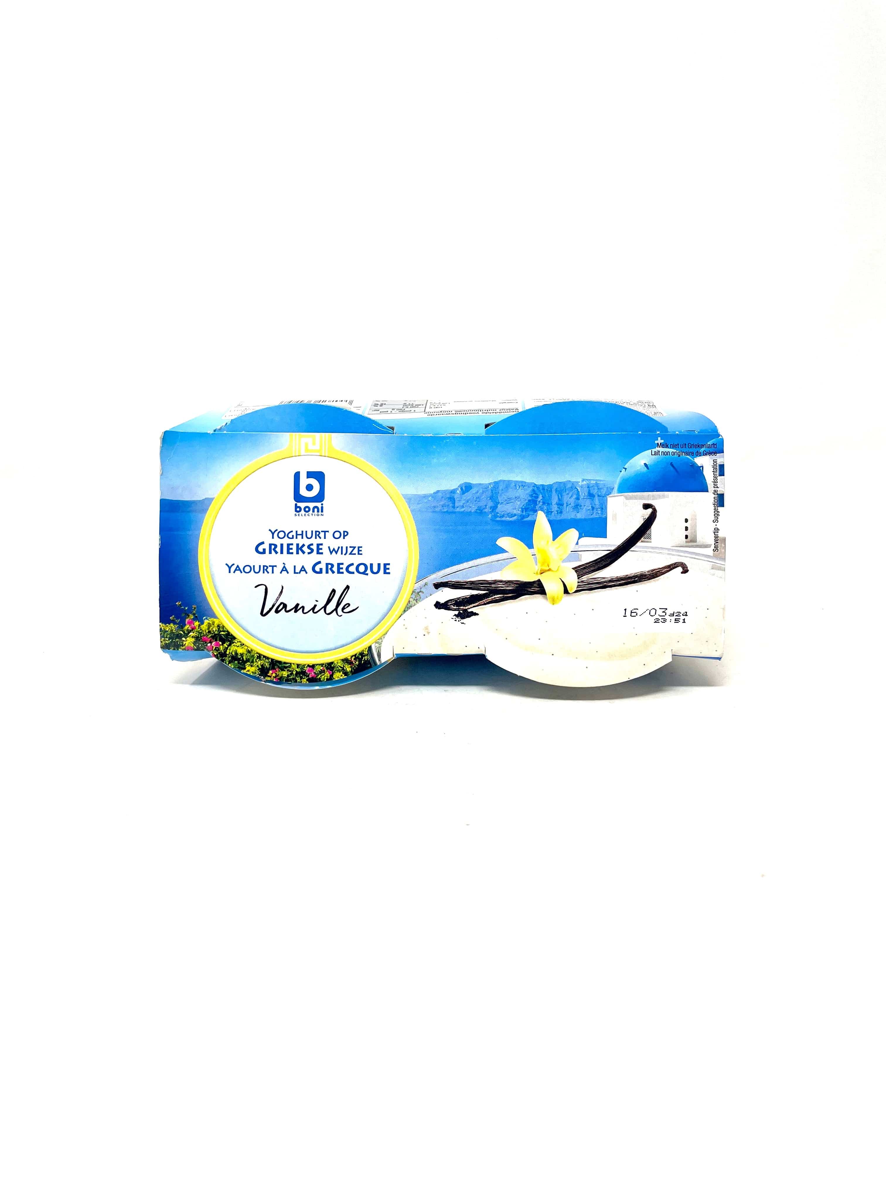 Boni Greek Yoghurt Vanilla 4x150g