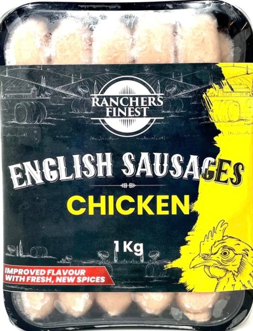 Ranchers Finest English Style Chicken Sausages 1kg