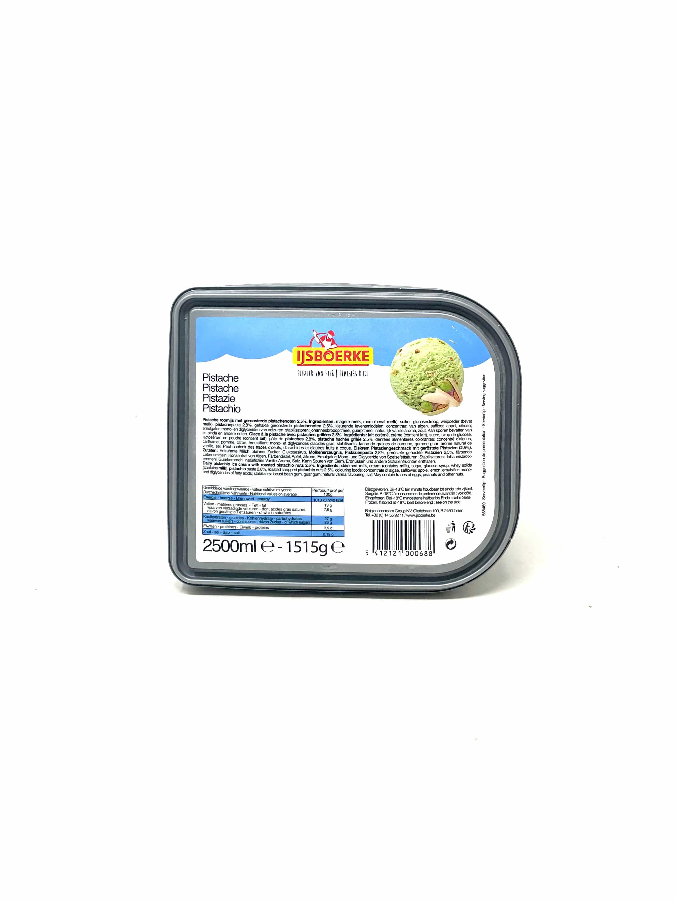 Ijsboerke Pistachio Ice cream 2.4Ltr