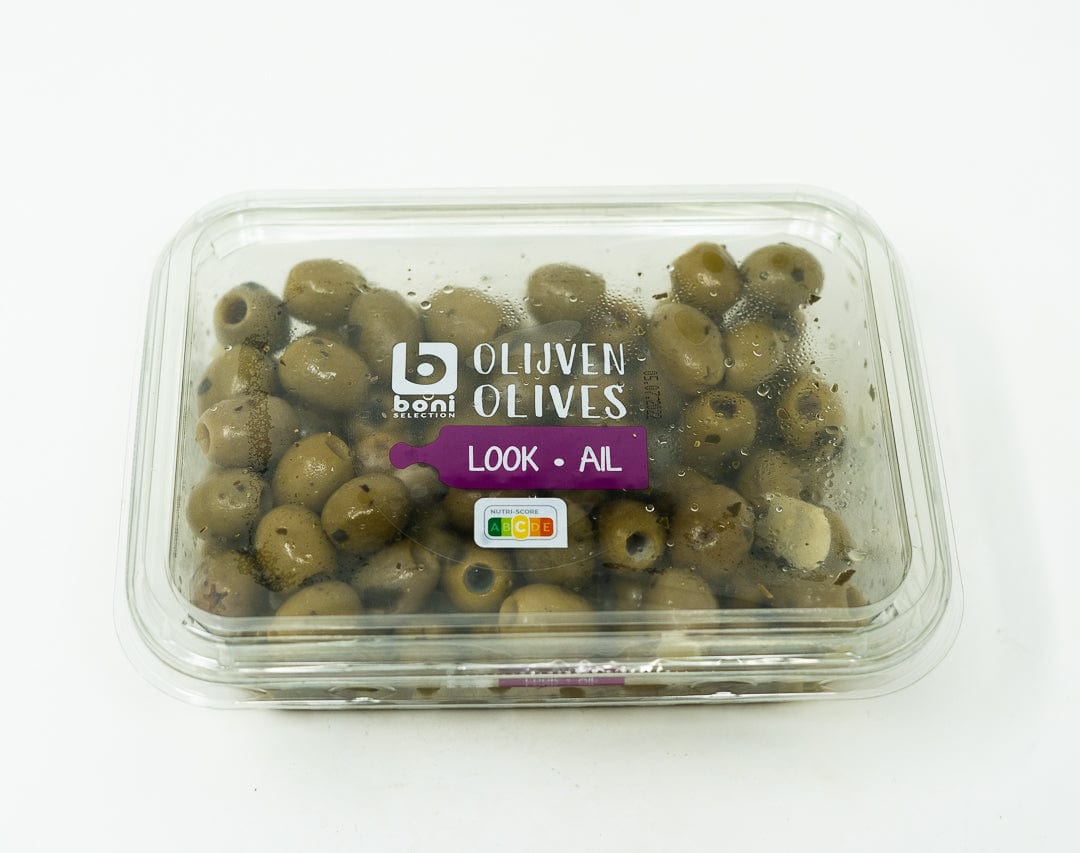 Boni  Green Olives w. Garlic 400g