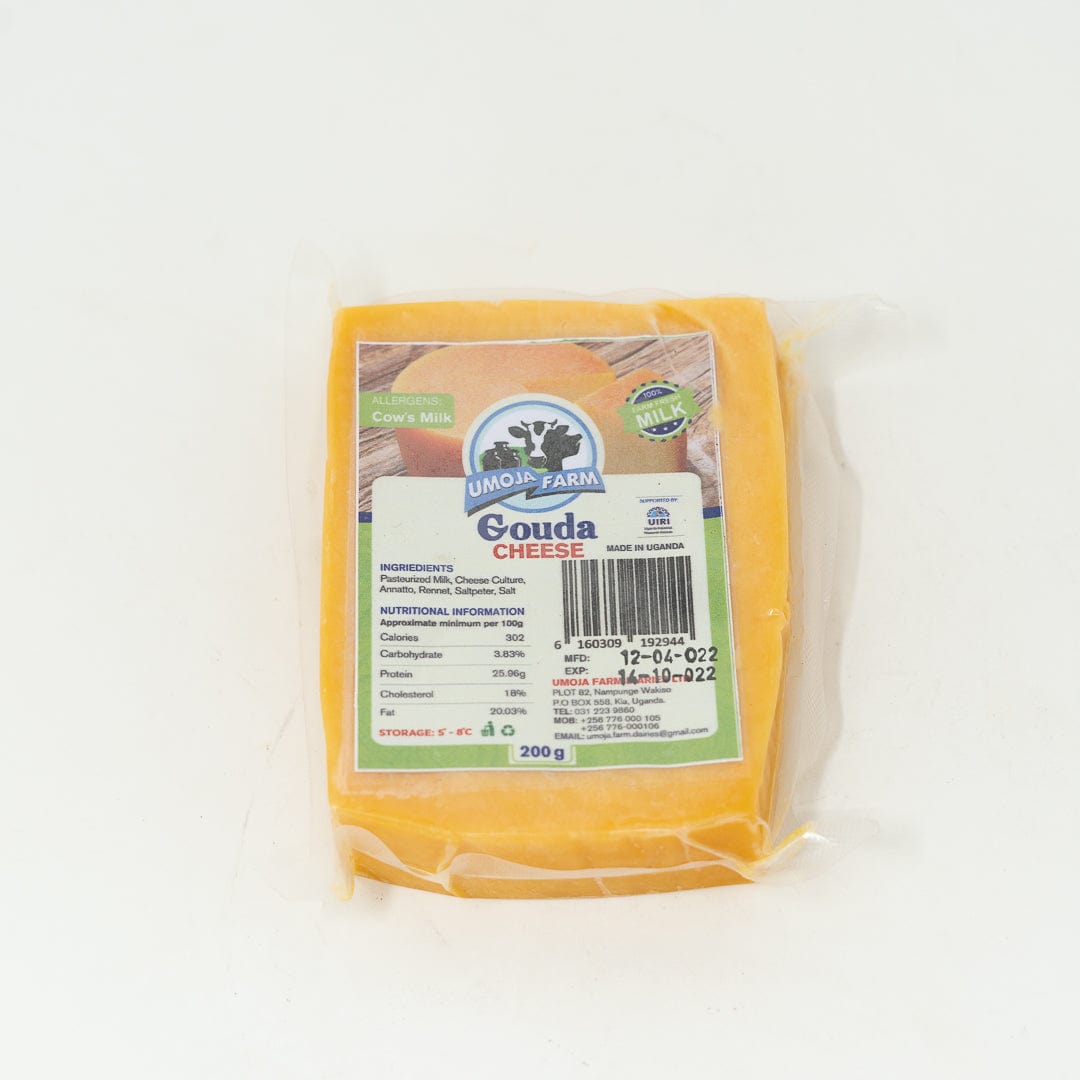 Umoja Farm Gouda Cheese Block 200g