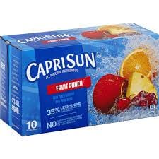 Caprisun Fruit Punch Cart