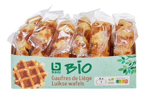 Boni Bio Sugar Waffles 300g