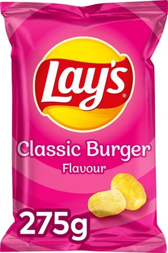 Lays Chips Classic Burger Flavour 275g