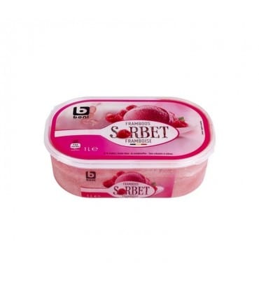 Boni  Sorbet Raspberry Ice  Cream 1Ltr