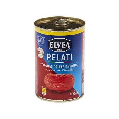 Elvea Whole Peeled Tomatoes 400g