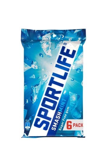 Sportlife Smashmint 6x18g Gums sugar free