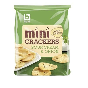 Boni  Mini Crackers Sour Onion & cream 125g