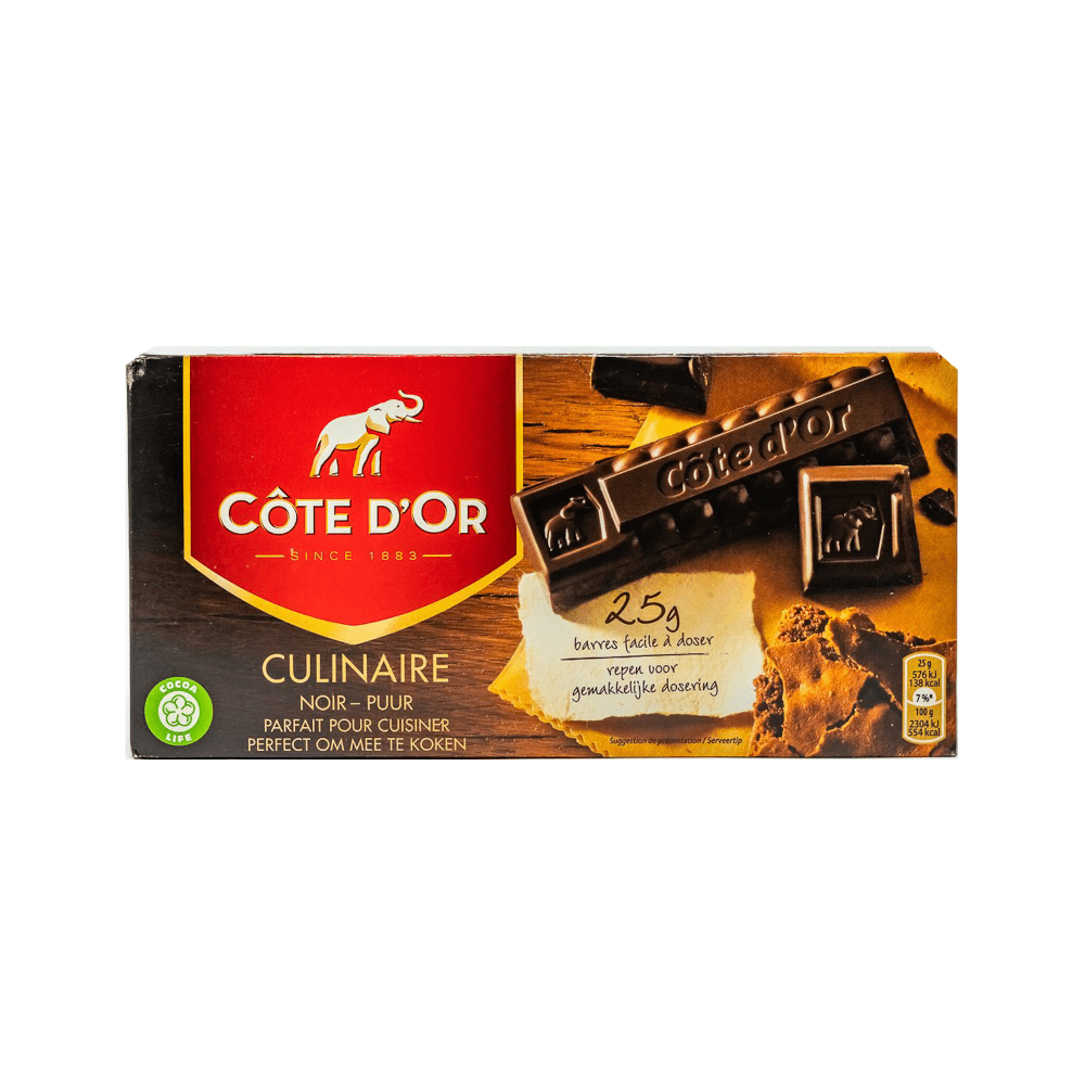 Cote D'or Culinaire Noir Puur 2x200g