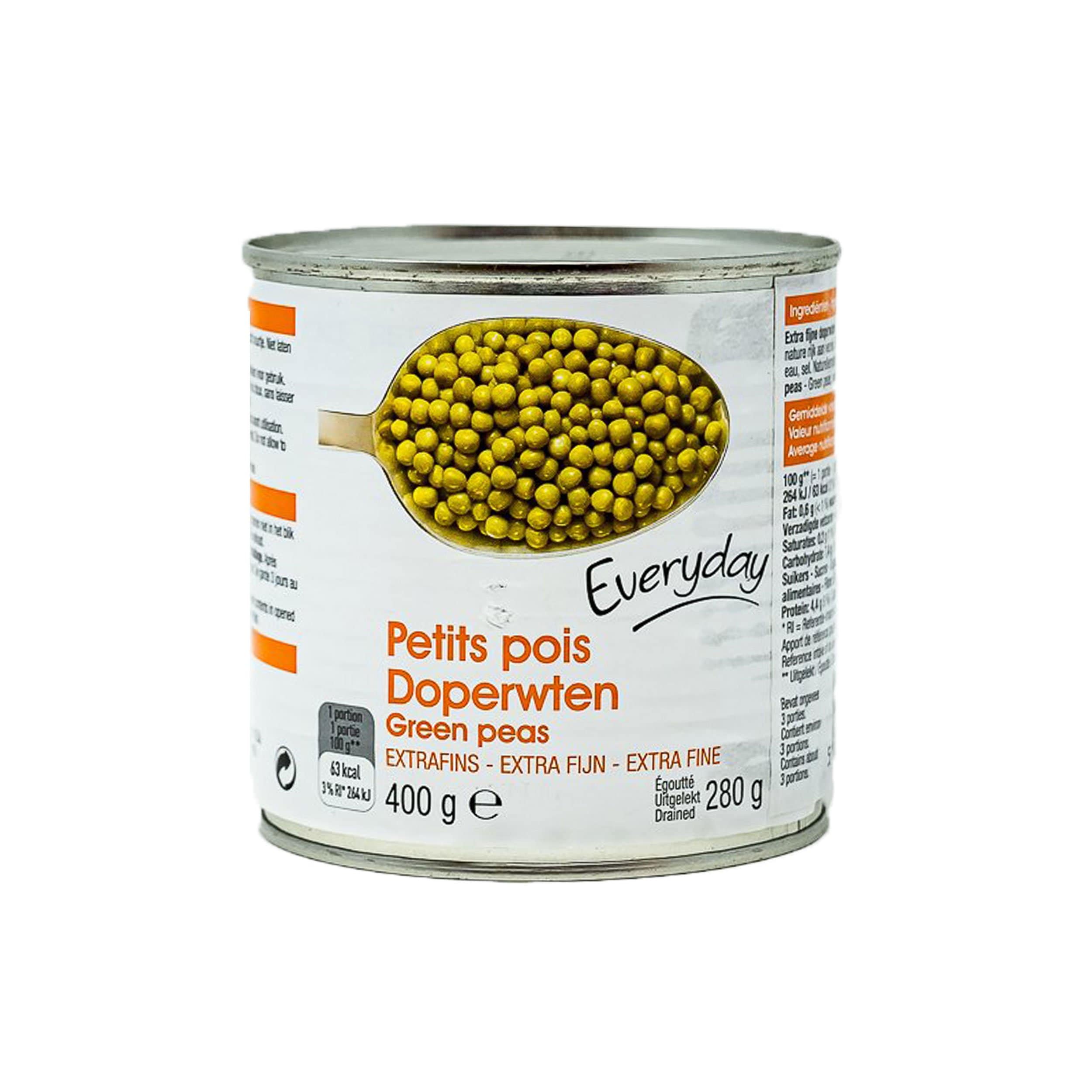 Everyday Green Peas 400g